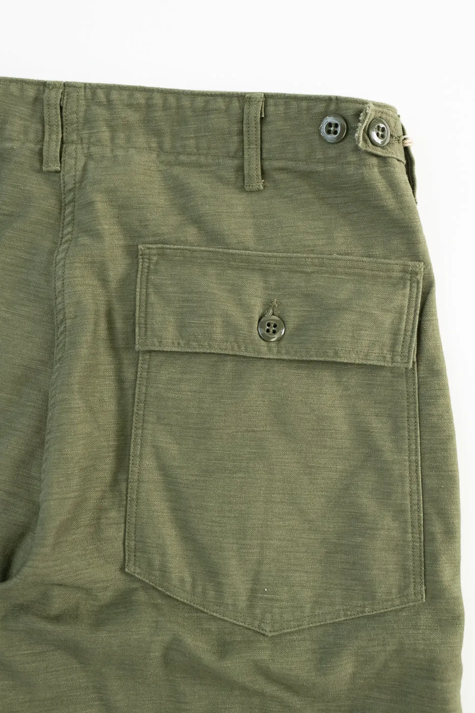 01-V5002-77 - Fatigue Pants Reverse Sateen - Vintage Fit - Dark Olive