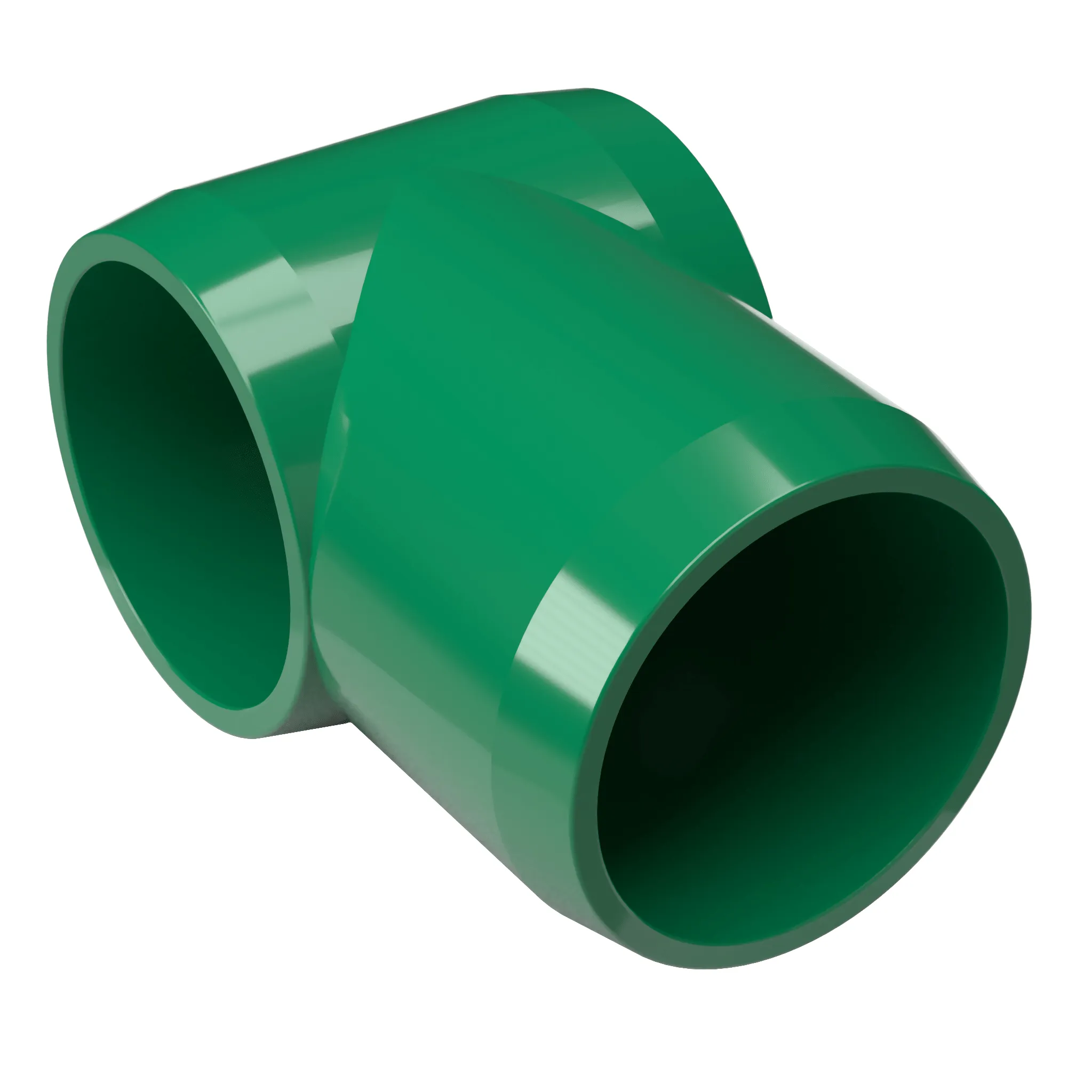 1/2 in. Slip Sling PVC Tee, Furniture Grade - Green