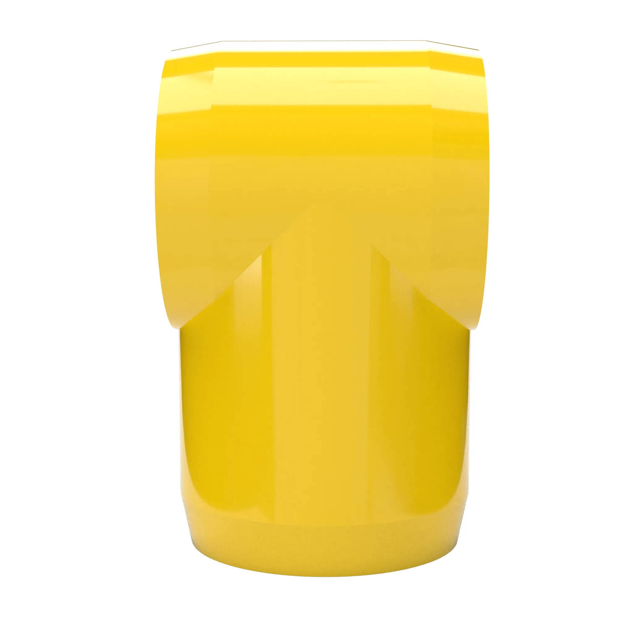 3/4 in. Slip Sling PVC Tee, Furniture Grade - Yellow