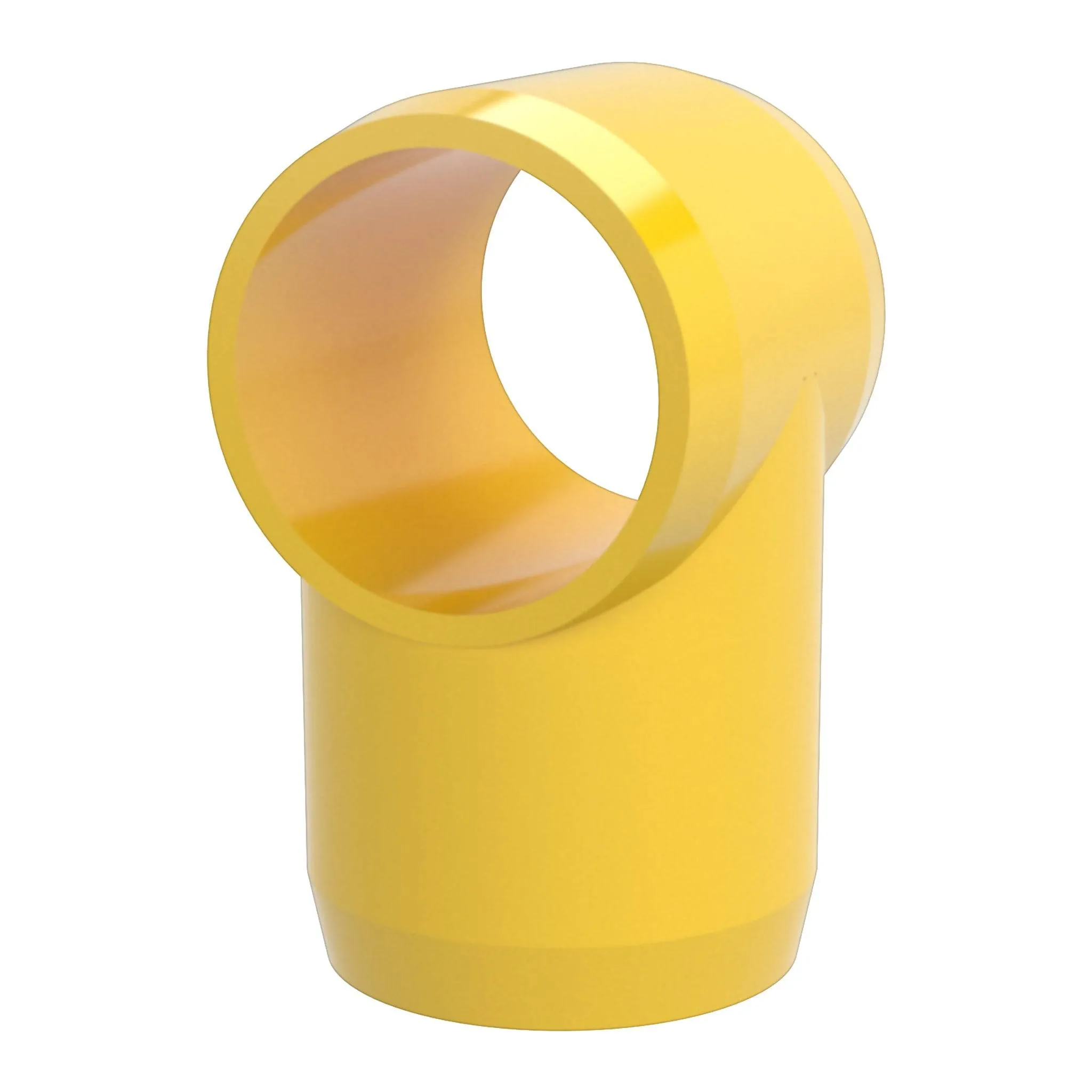 3/4 in. Slip Sling PVC Tee, Furniture Grade - Yellow