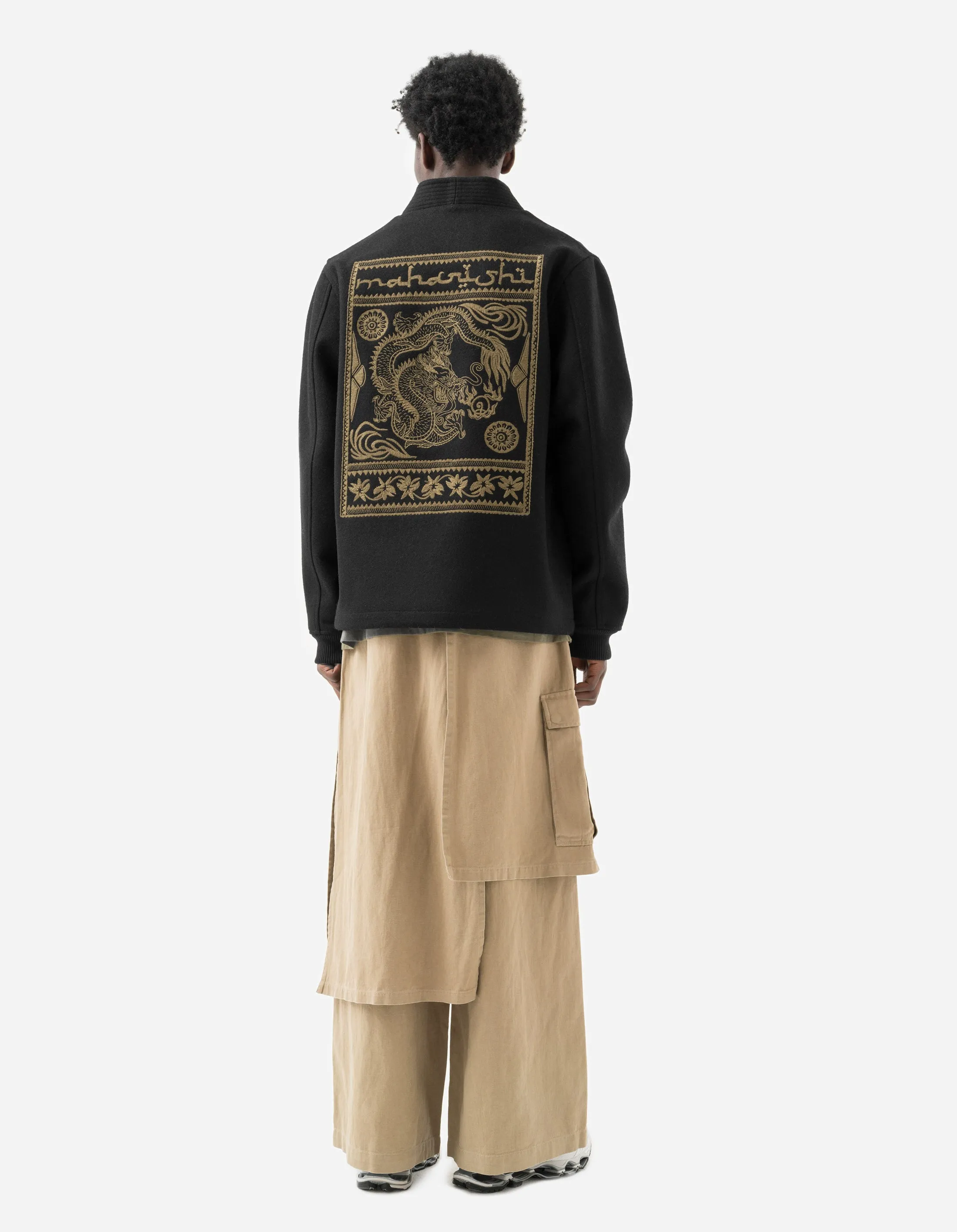 4588 Asym Cargo Hakama Pants Sand