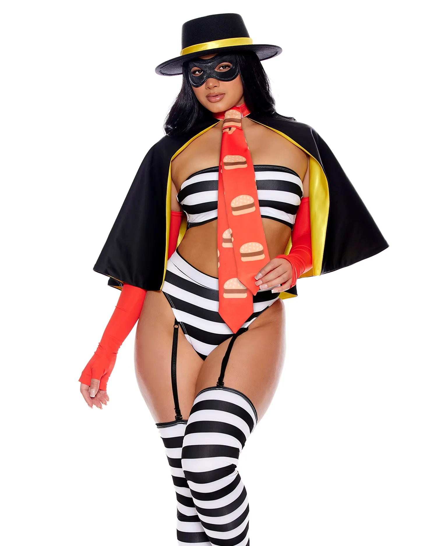 6pc Burger Bandit Costume