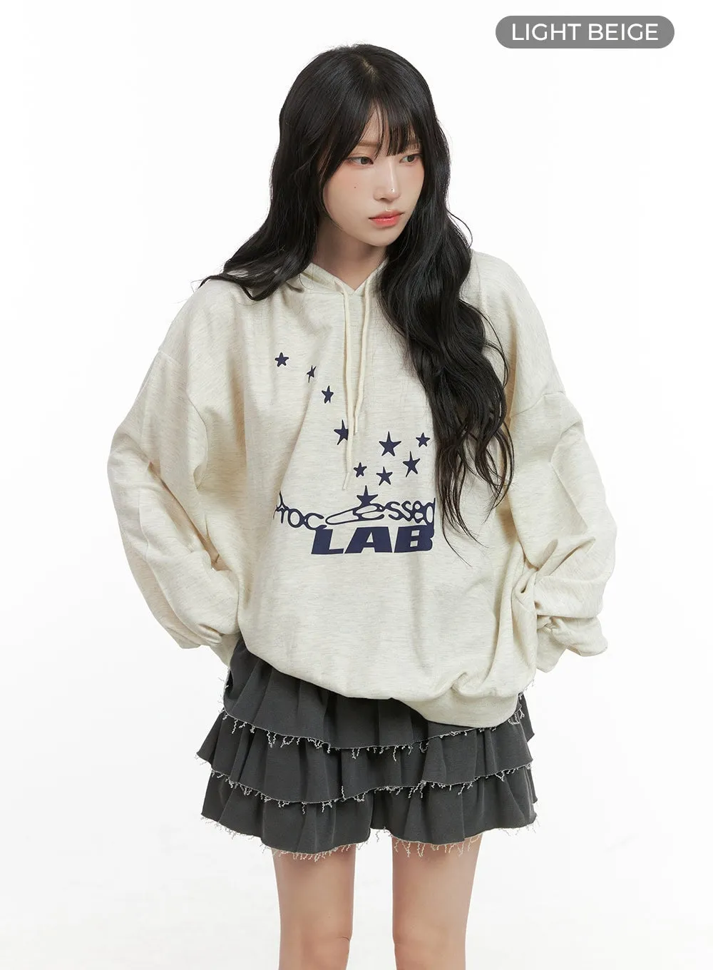 Acubi Oversized Graphic Hoodie CG421