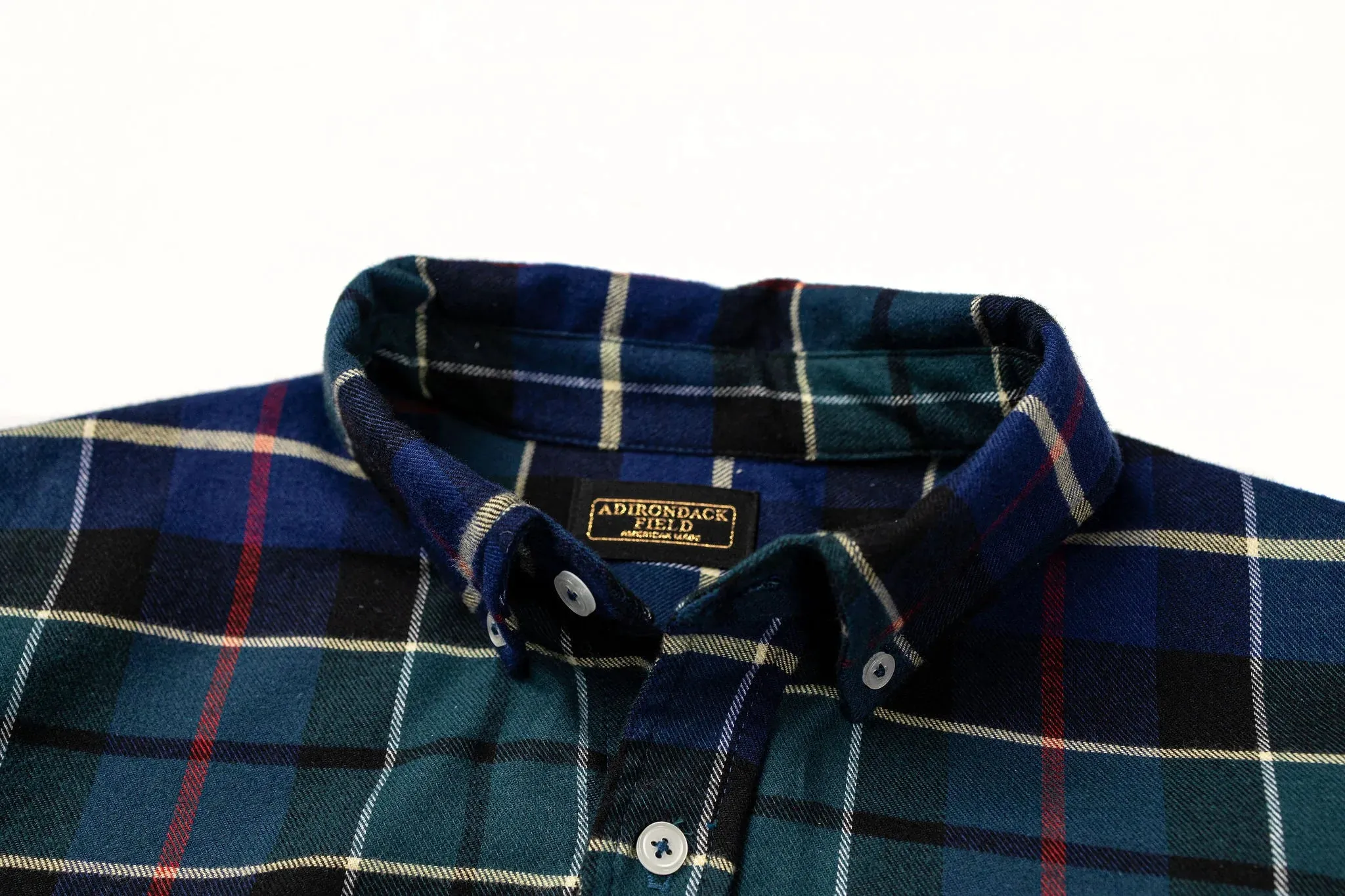 Adirondack Field | Colvin Collection Flannel Shirt - Grizzle Ocean | Men's