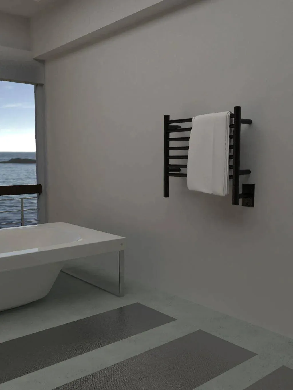 Amba - Jeeves Collection - Model H Straight Towel Warmer