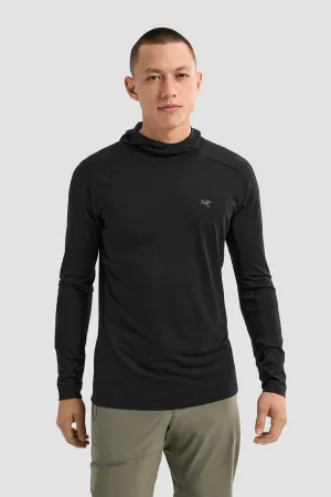 Arc'teryx Men's Ionia Merino Wool Hoody in Black