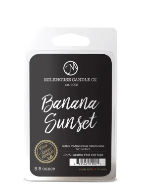 Banana Sunset 5.5oz Fragrance Melt by Milkhouse Candle Co.