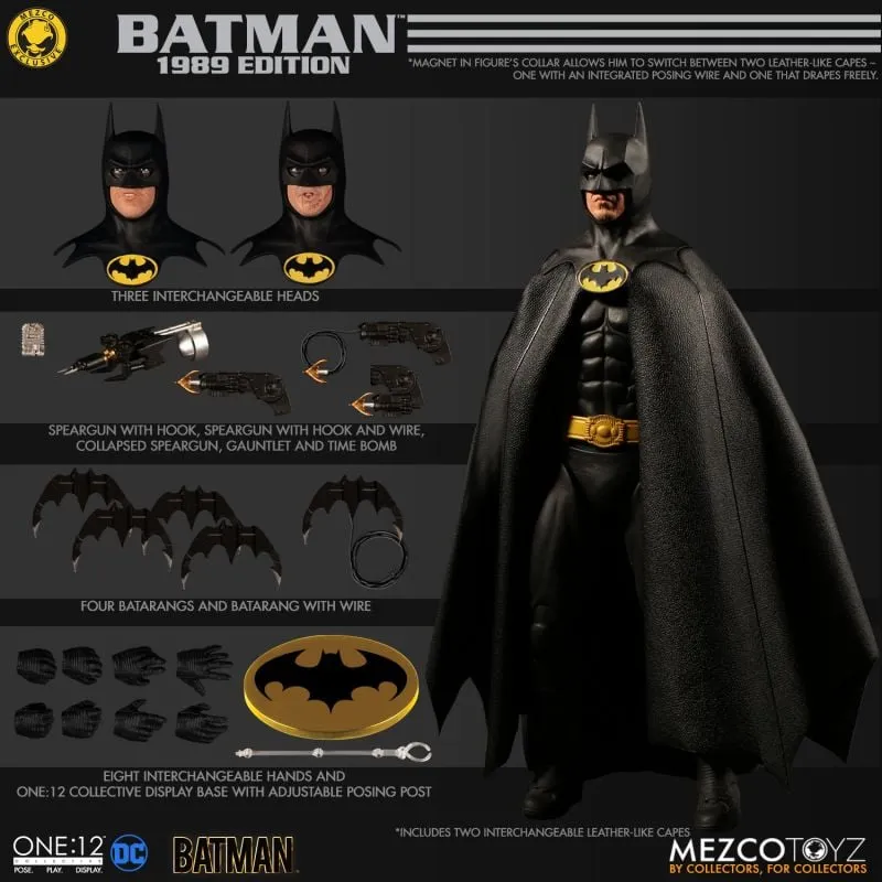 Batman 1989 Edition One:12 Collective action figure (Michael Keaton) (Tim Burton)