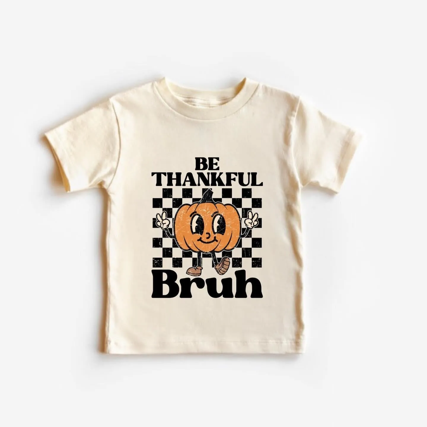 Be Thankful Bruh Thanksgiving Turkey Shirt | Thanksgiving Shirt Kids