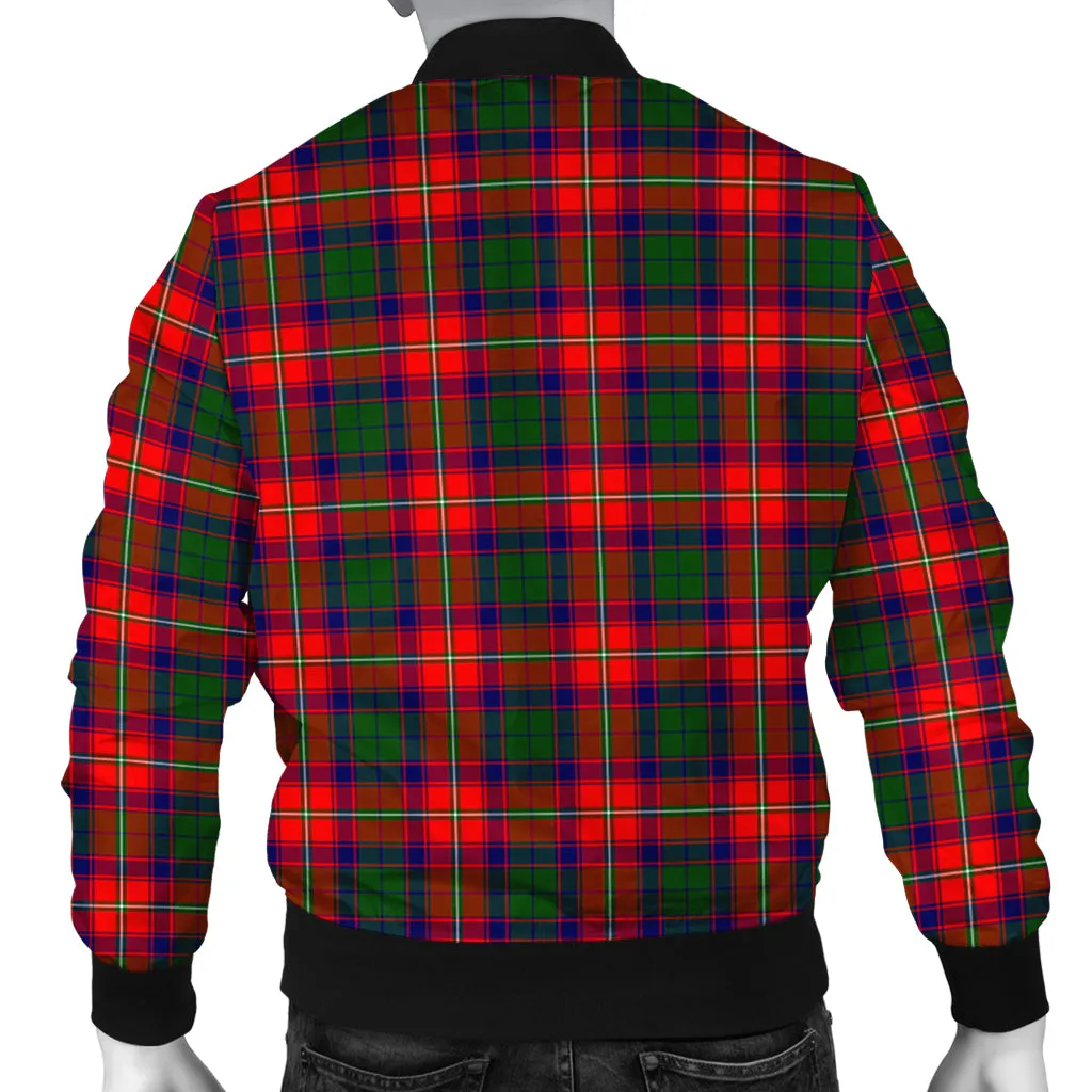 Belshes Tartan Bomber Jacket with Family Crest