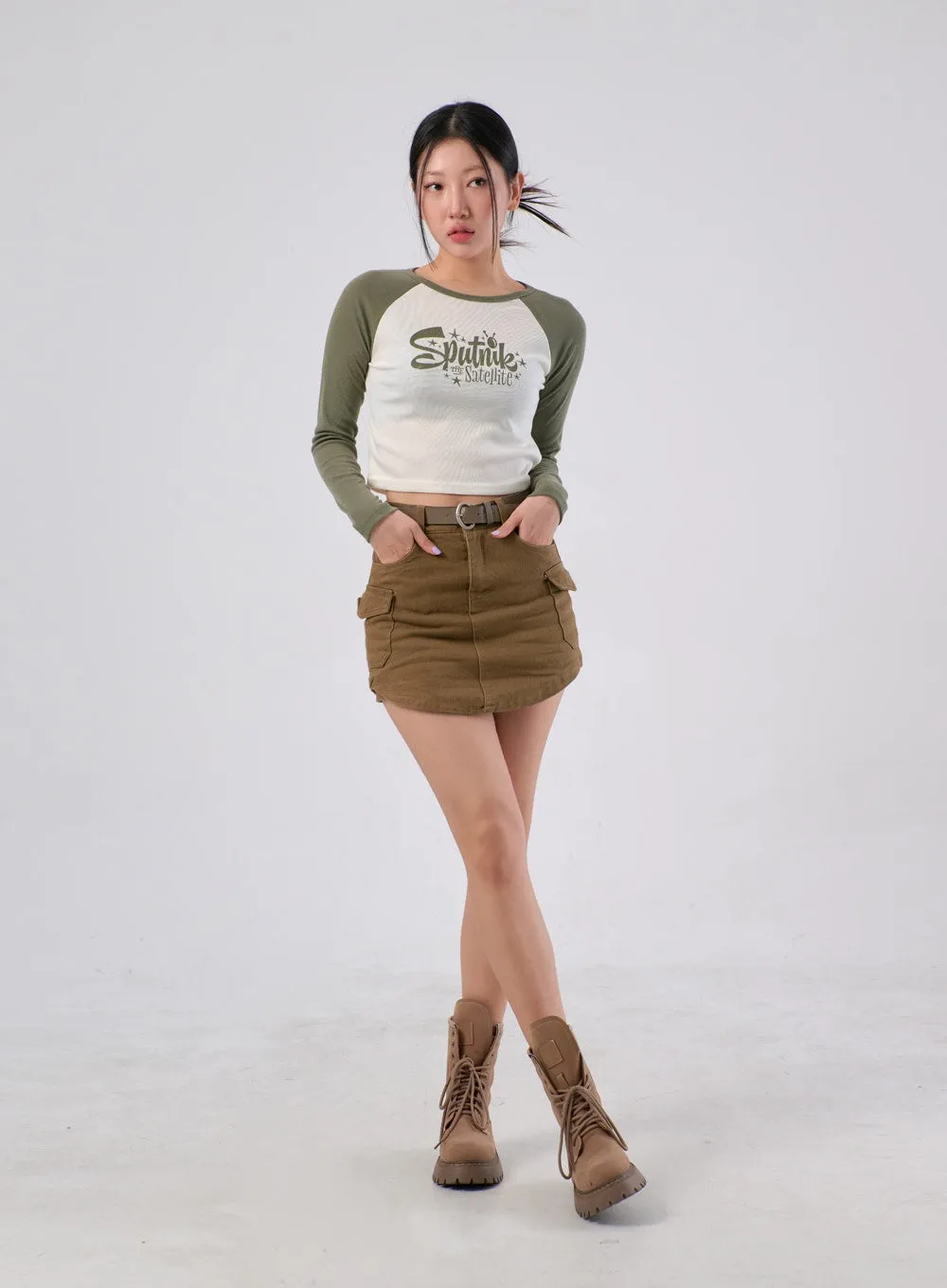 Belt Cargo Skort IA304