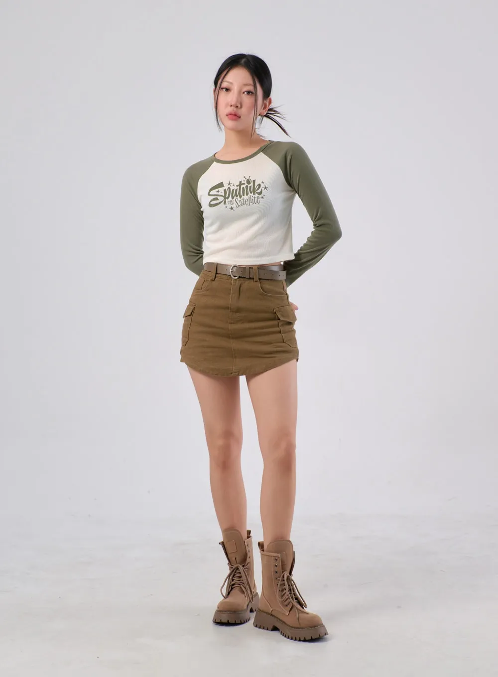 Belt Cargo Skort IA304