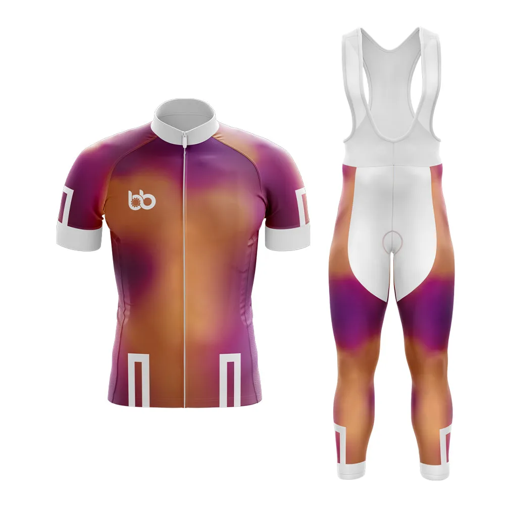 Bicycle Booth Prism (Orange-Violet) Club Cycling Kit