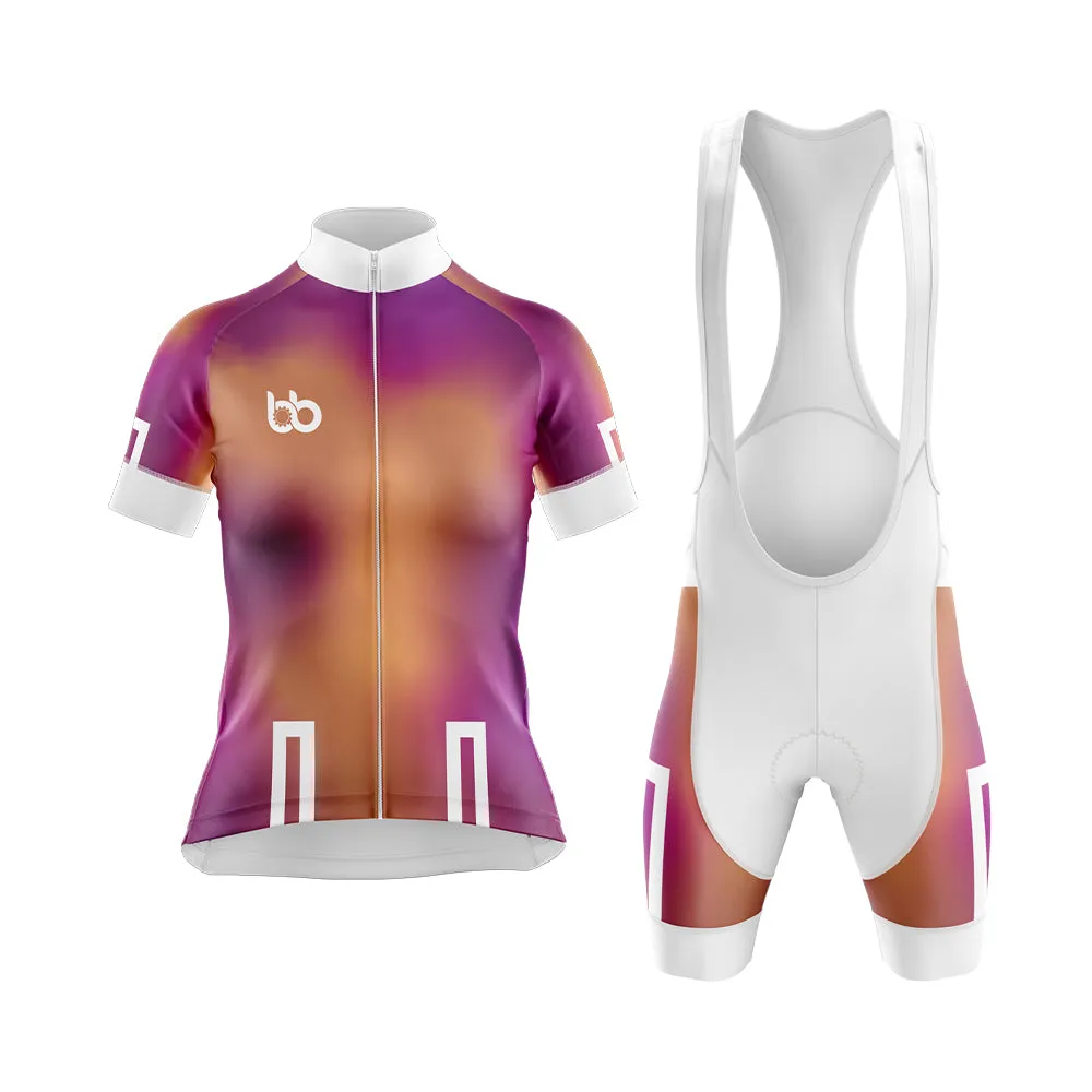 Bicycle Booth Prism (Orange-Violet) Club Cycling Kit