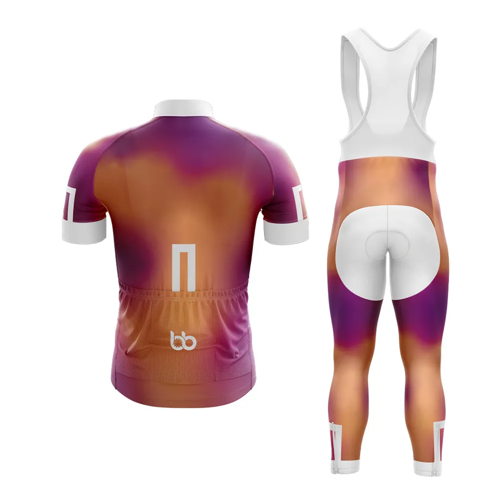 Bicycle Booth Prism (Orange-Violet) Club Cycling Kit