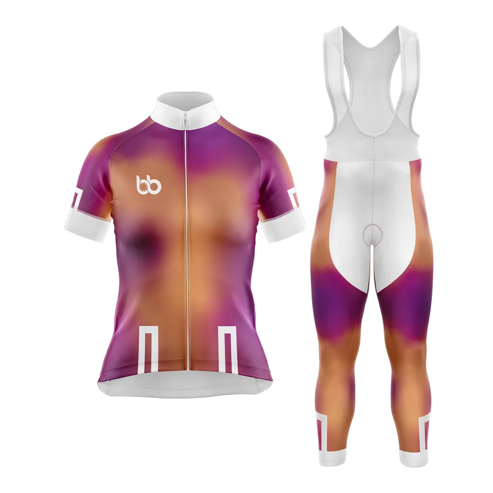 Bicycle Booth Prism (Orange-Violet) Club Cycling Kit