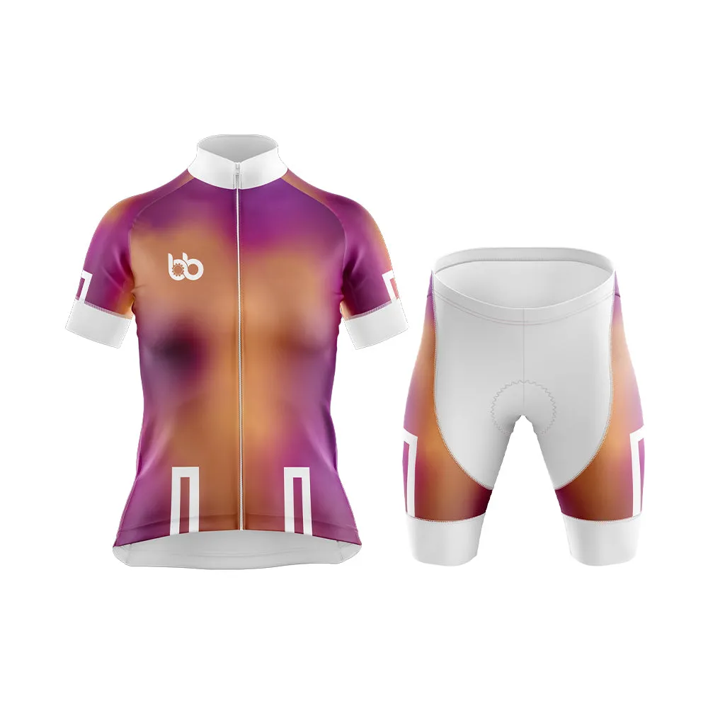 Bicycle Booth Prism (Orange-Violet) Club Cycling Kit