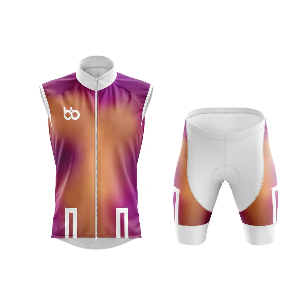 Bicycle Booth Prism (Orange-Violet) Club Cycling Kit