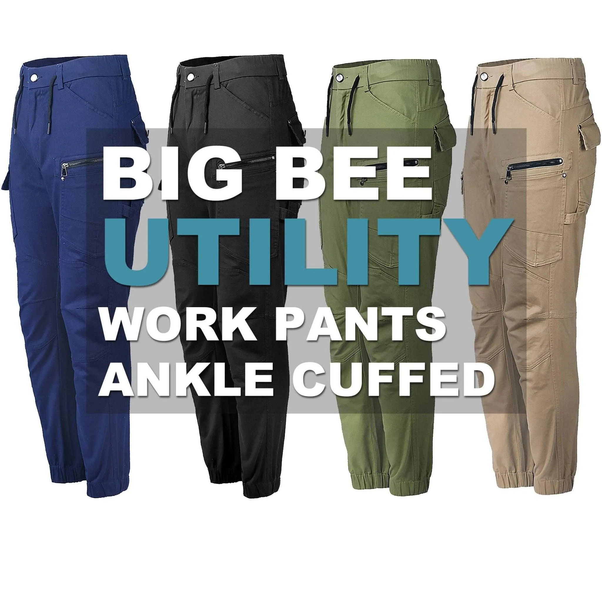 Big Bee UTILITY Cargo Pants, Ankle Cuff