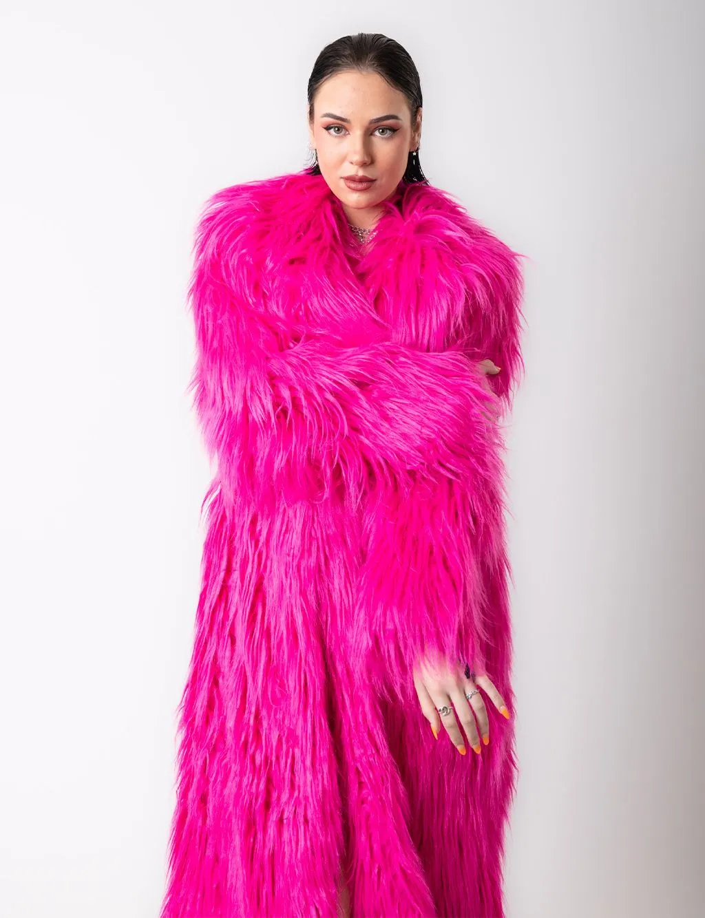 BIMBO DREAMZ FAUX FUR JACKET - LONG LENGTH ✰ MADE 4 U ✰