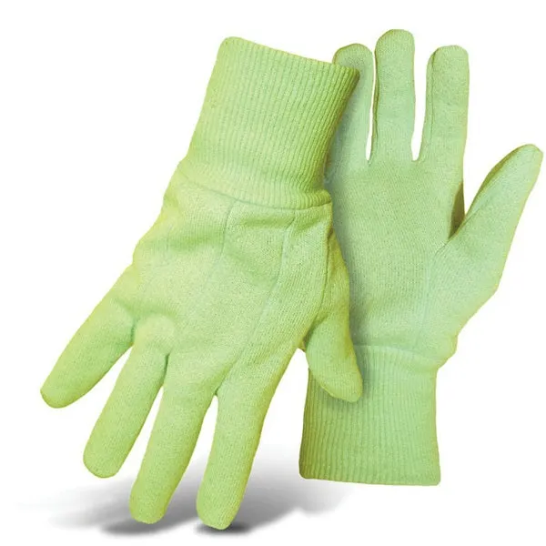 BOSS 418 Kid's Garden Gloves, One-Size, Knit Wrist Cuff, Jersey, Assorted