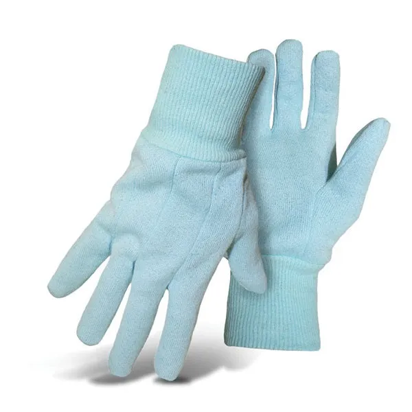 BOSS 418 Kid's Garden Gloves, One-Size, Knit Wrist Cuff, Jersey, Assorted