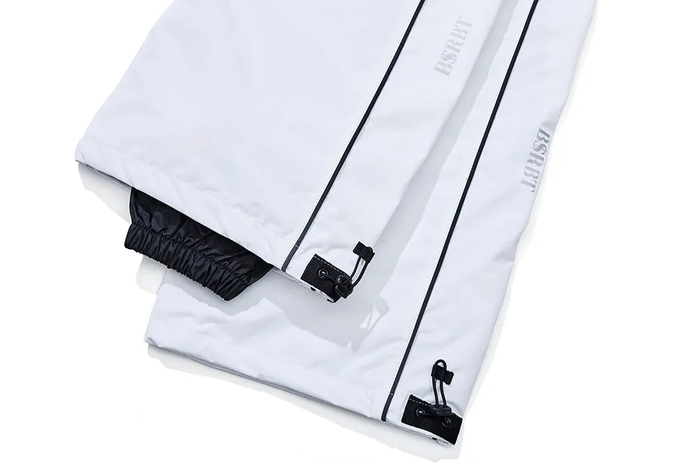 BSRBT LOGO LINE TRACK PANTS WHITE