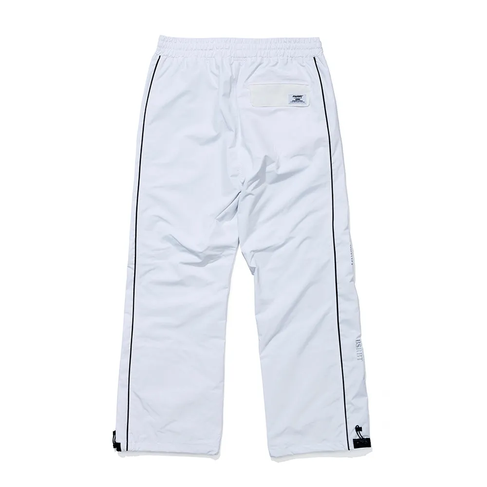 BSRBT LOGO LINE TRACK PANTS WHITE