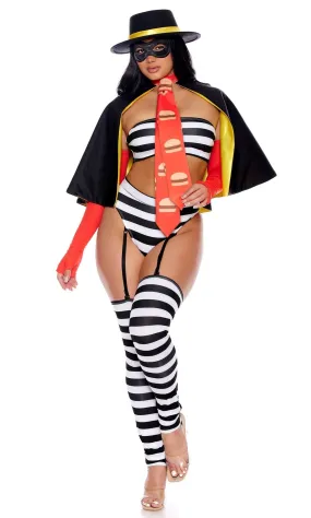 Burger Bandit Sexy Character Halloween Costume