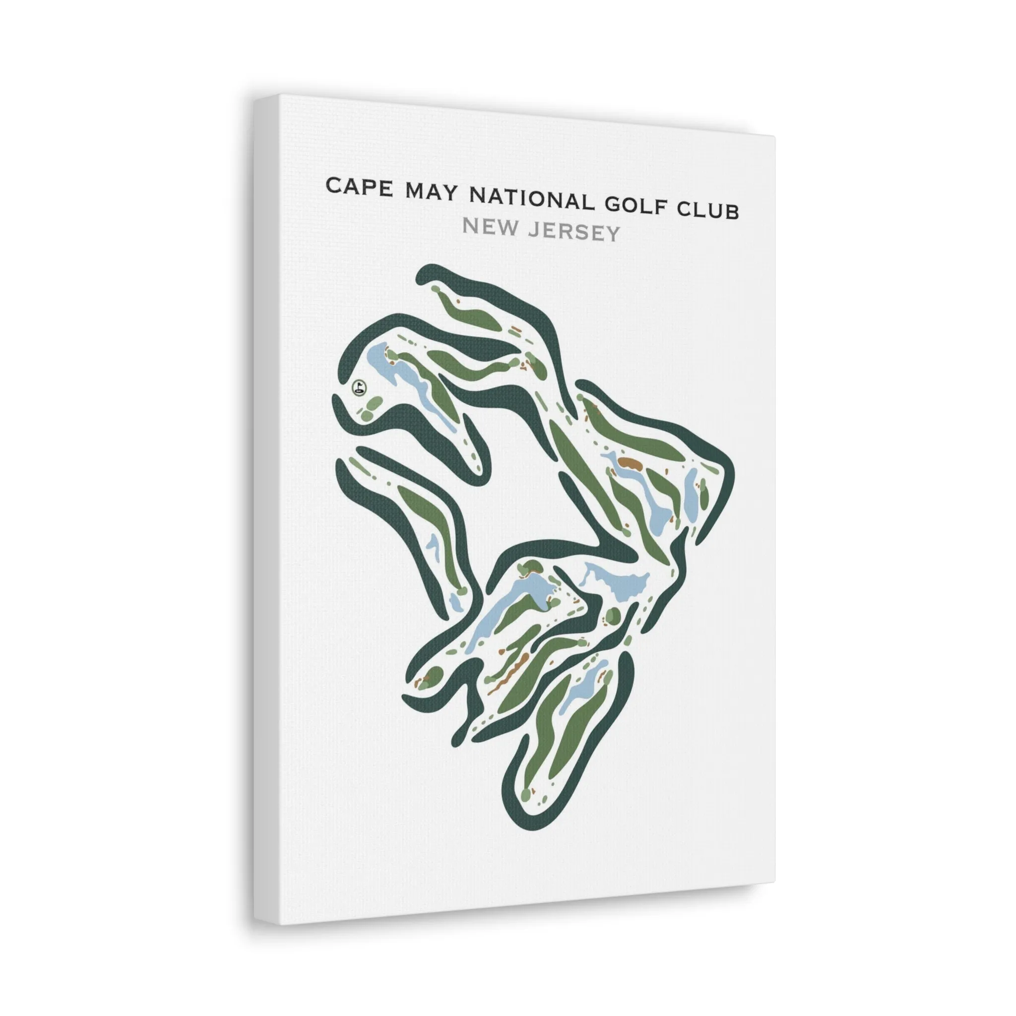 Cape May National Golf Club, New Jersey - Printed Golf Courses