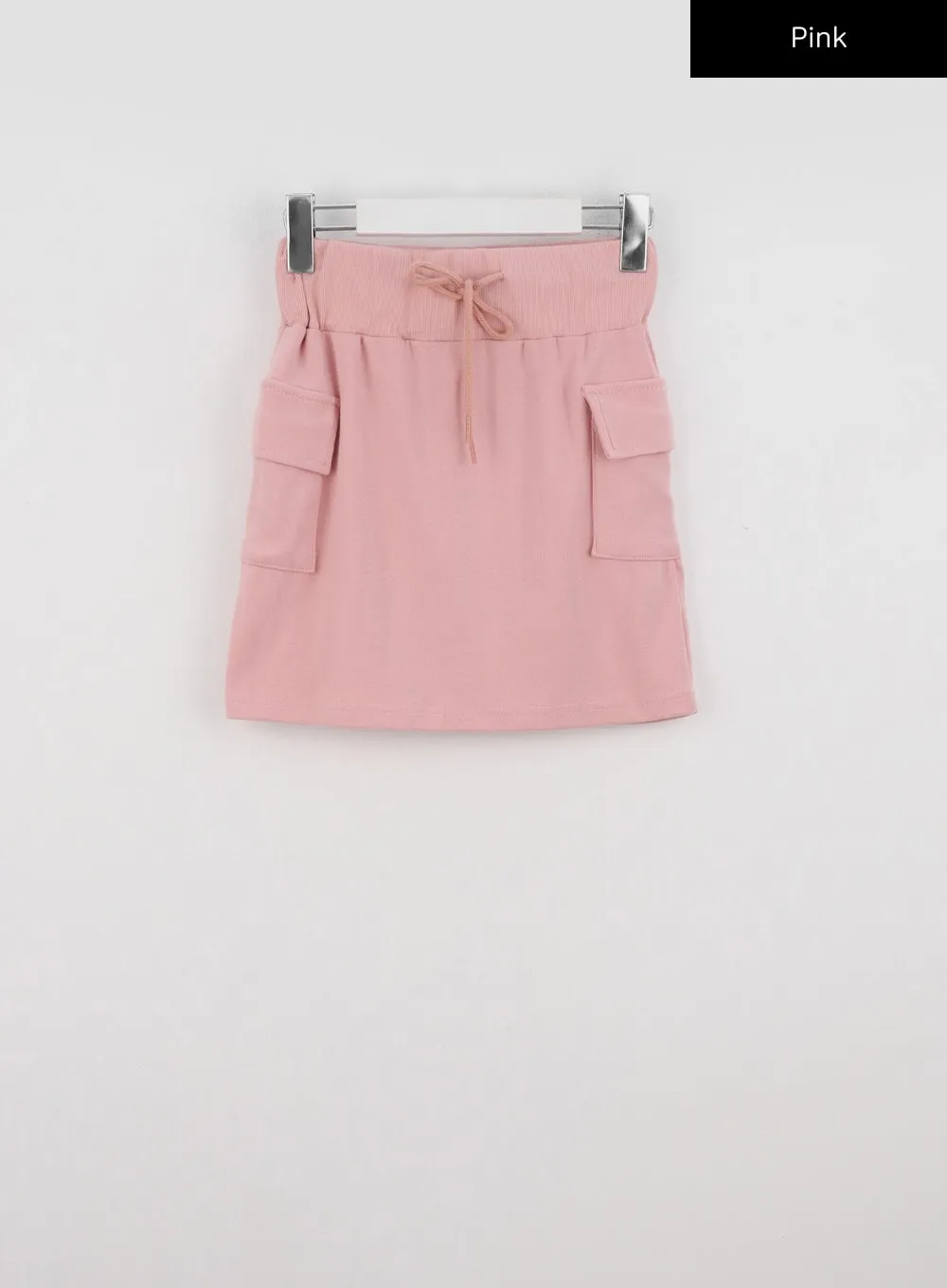 Cargo Pocket Mini Sweat Skirt IO326