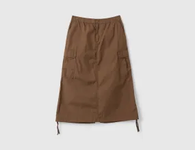 Carhartt WIP Women's Cargo Skirt Long / Chocolate