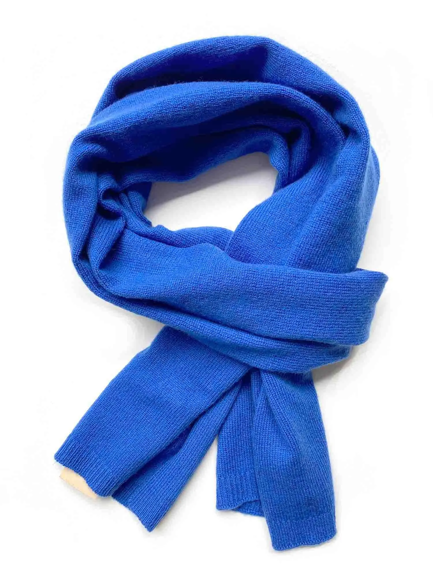 Cashmere hat, scarf and gloves set in Royal blue