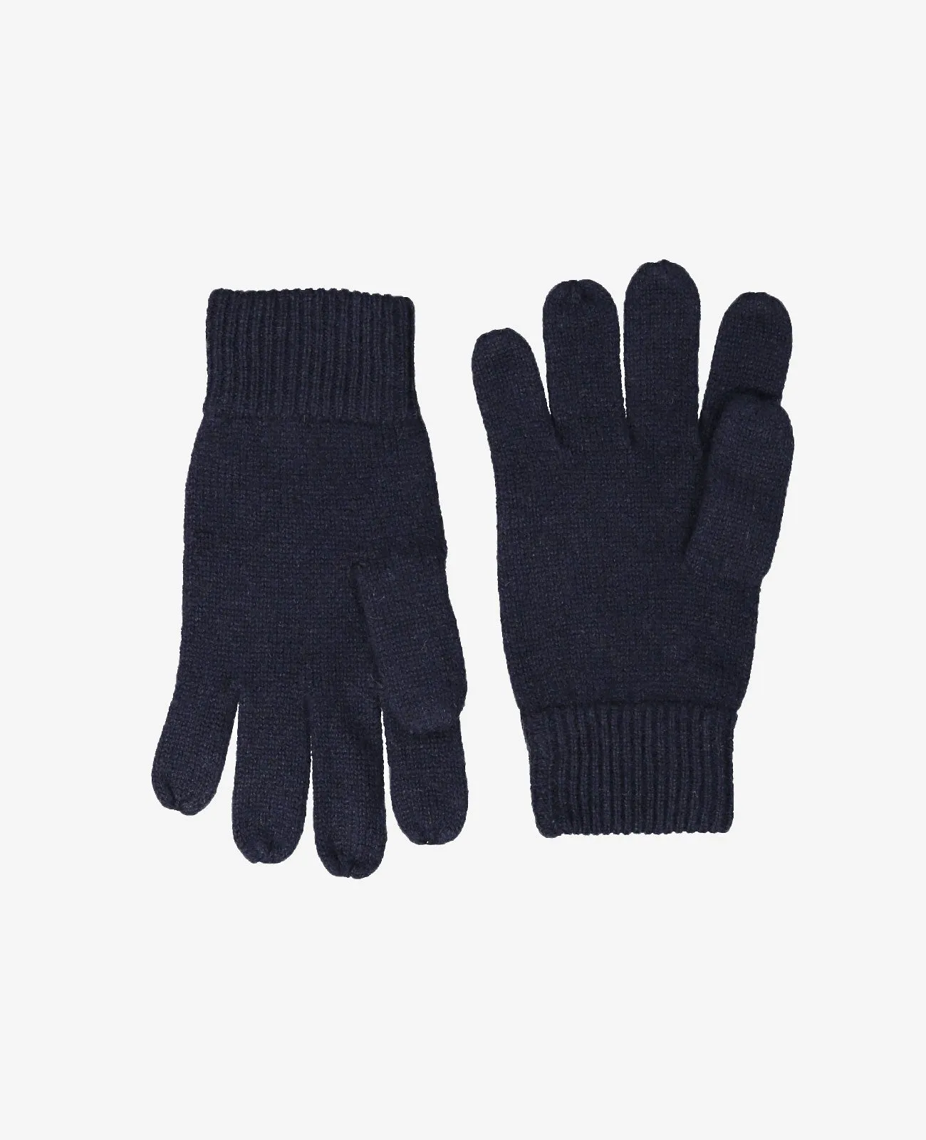 Cashmere Ribbed Gloves