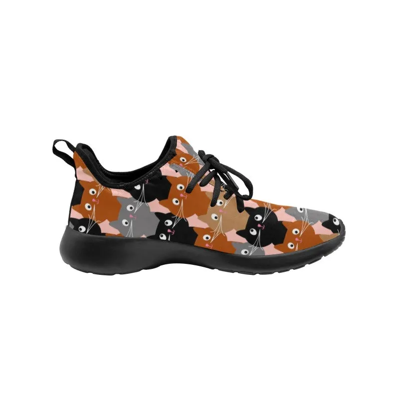 Cat Women's Slip-On Sneakers