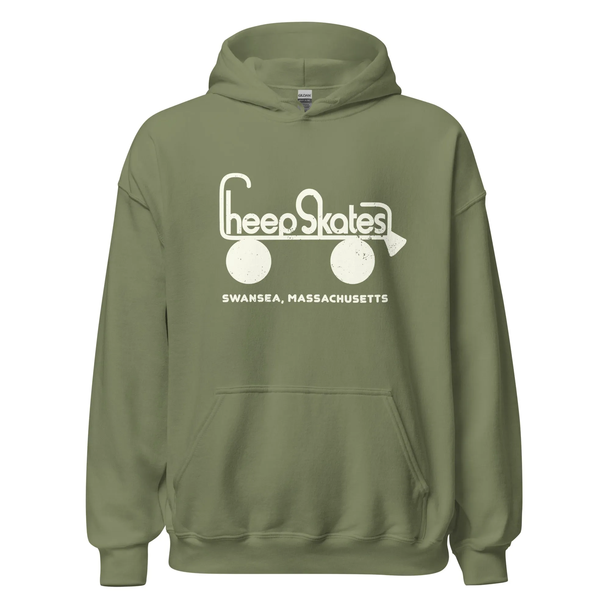 CheepSkates Roller Skating Rink Retro Hoodie - Swansea, MA | Vintage Graphic Sweatshirt