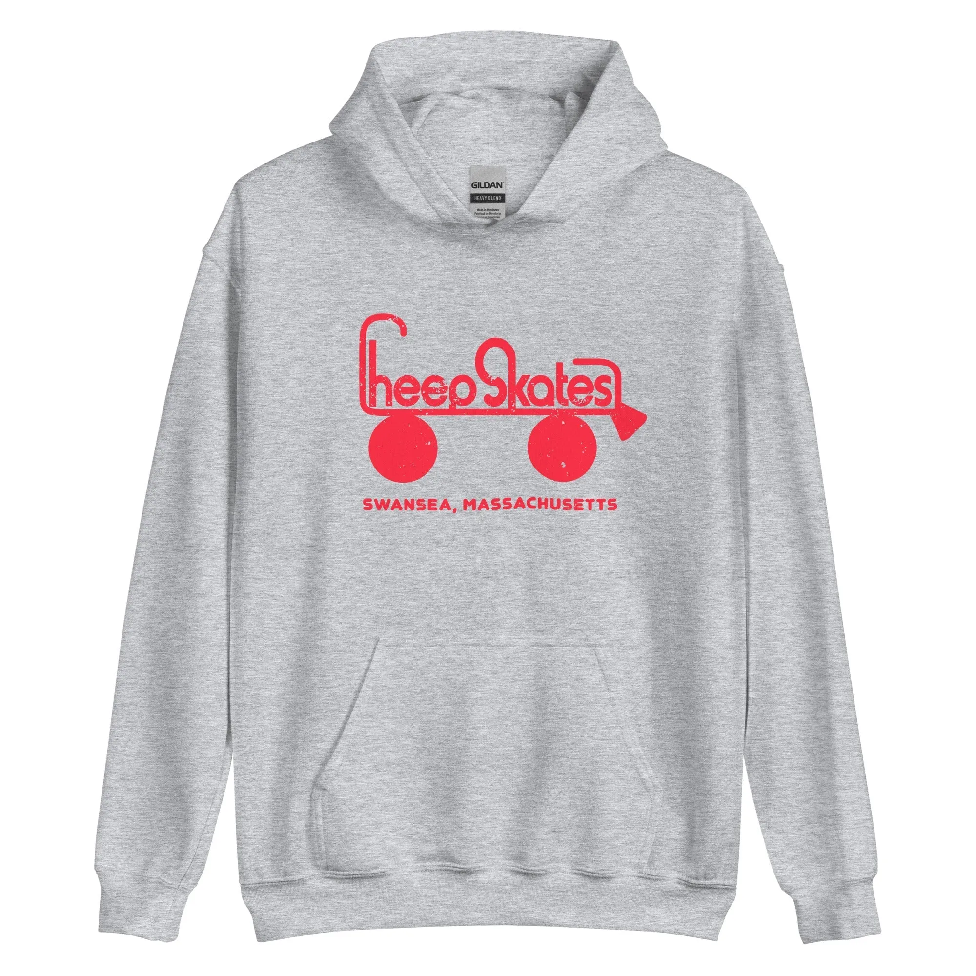 CheepSkates Roller Skating Rink Retro Hoodie - Swansea, MA | Vintage Graphic Sweatshirt