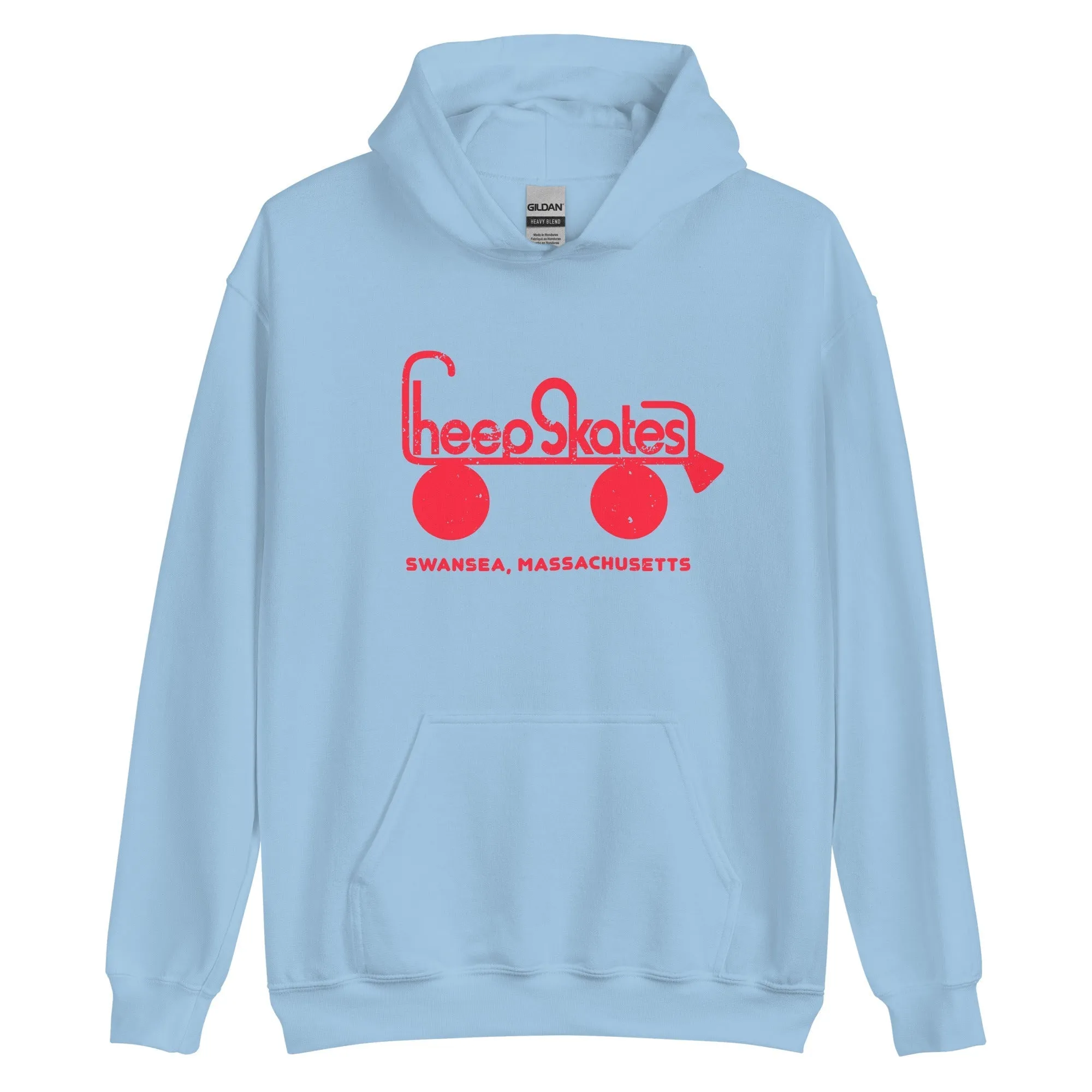 CheepSkates Roller Skating Rink Retro Hoodie - Swansea, MA | Vintage Graphic Sweatshirt