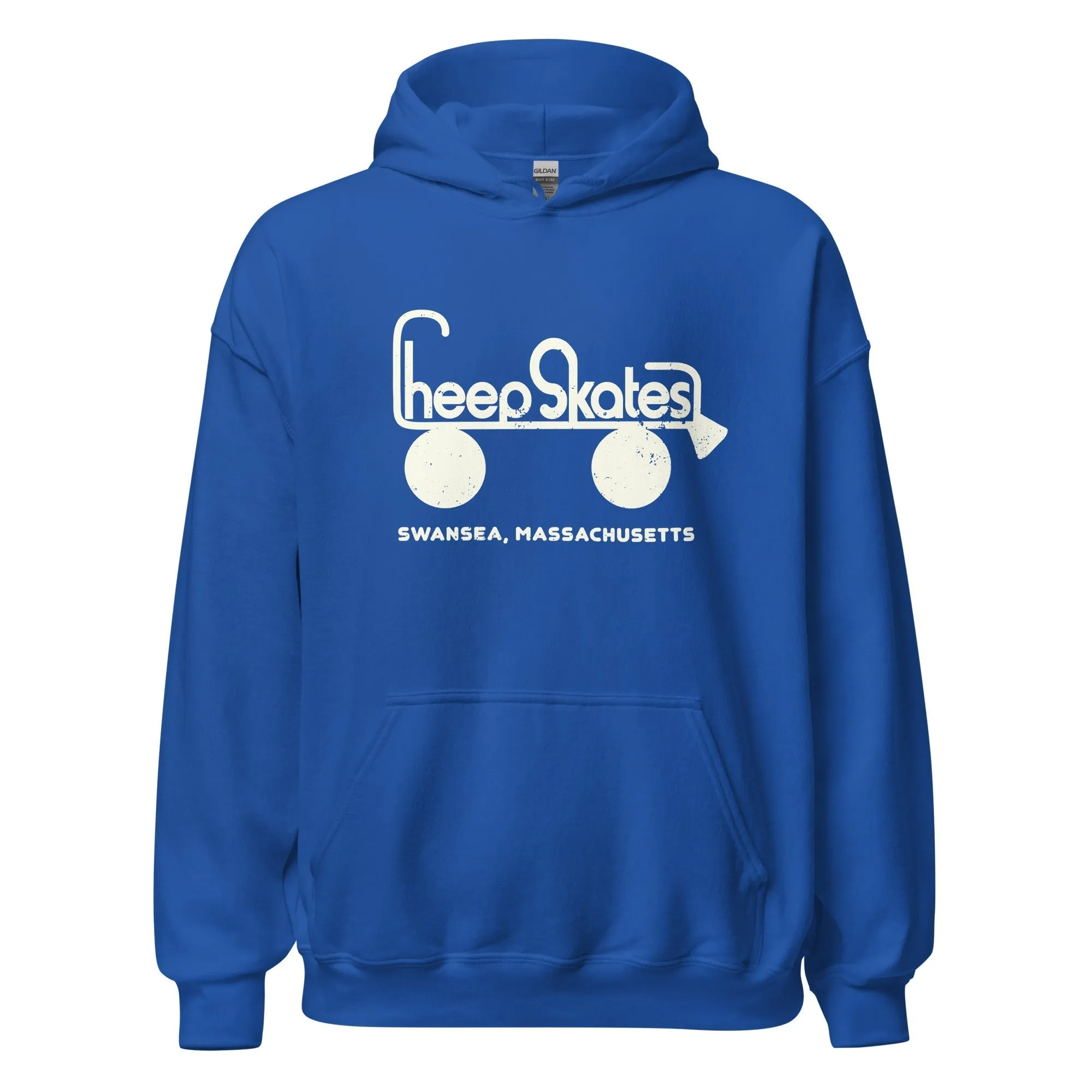 CheepSkates Roller Skating Rink Retro Hoodie - Swansea, MA | Vintage Graphic Sweatshirt