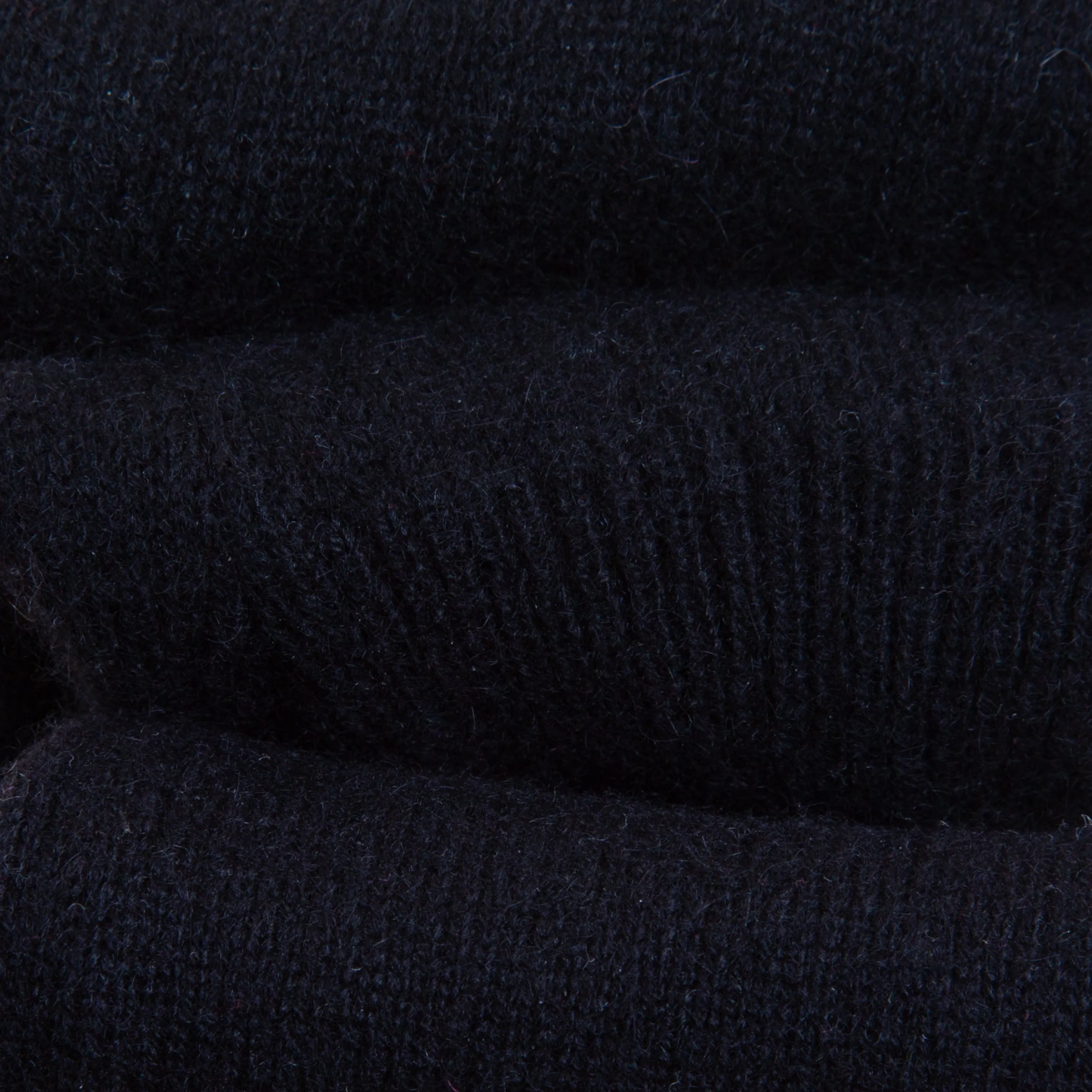 Classic Black Cashmere Fingerless Gloves