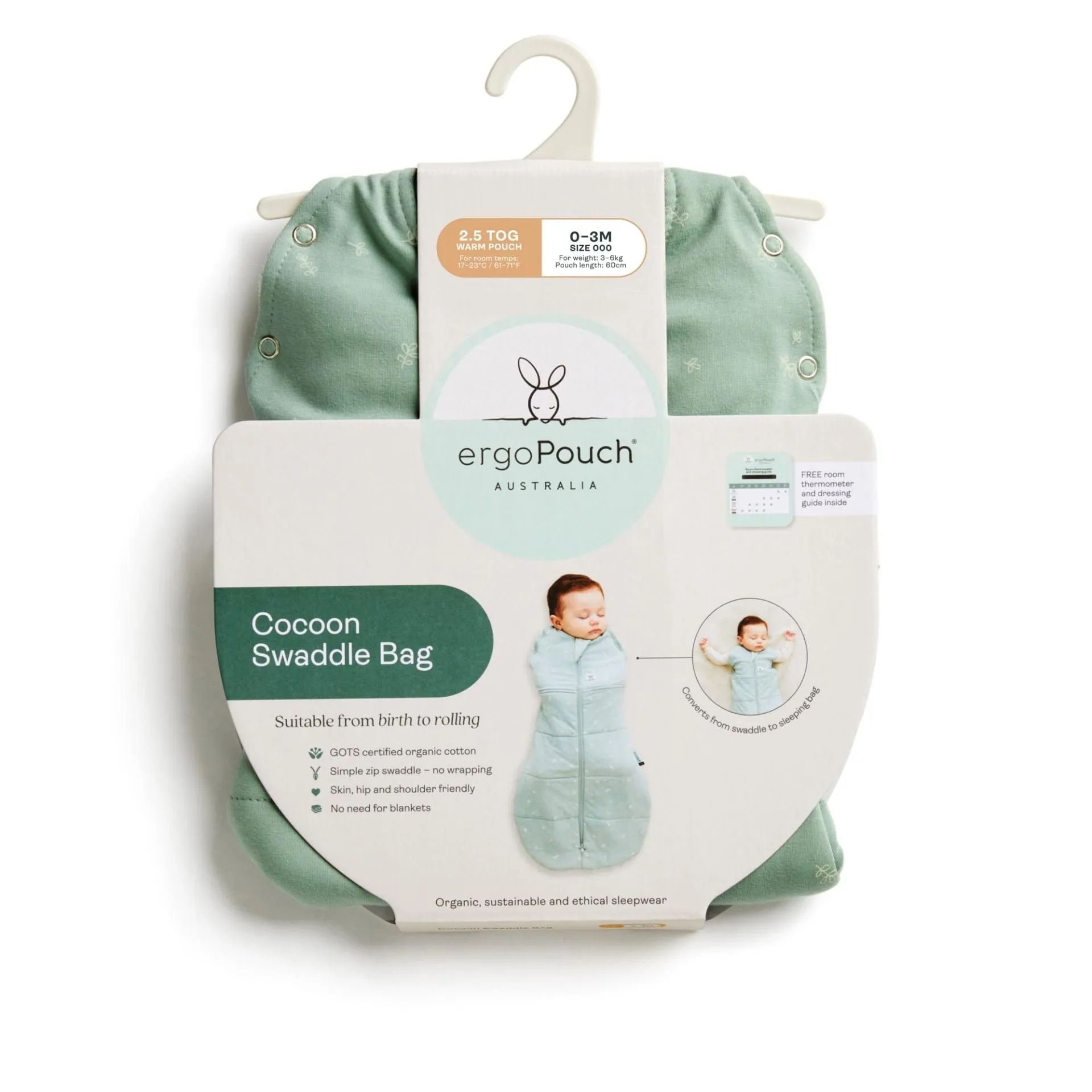 Cocoon Swaddle Bag 2.5 TOG EXCLUSIVE Quill