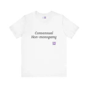 Consensual Non-monogamy T-Shirt, Funny Relationship Shirt, Polyamorous Pride Tee, Unique Statement Top, Present for Partner