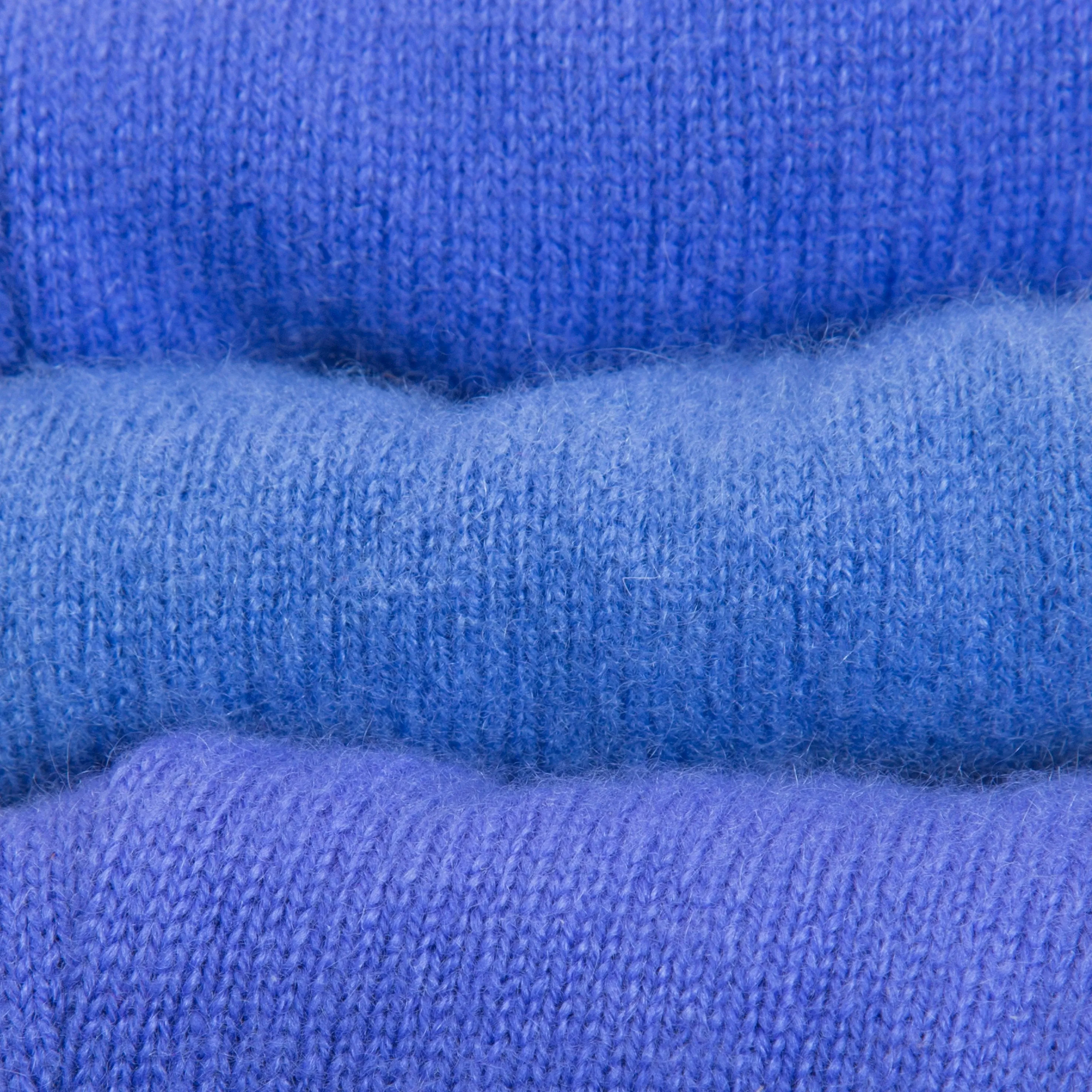 Cornflower Blue Cashmere Fingerless Gloves