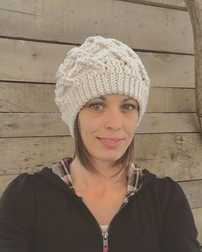 Crochet Pattern for Chain Link Slouch Hat | Crochet Hat Pattern | Hat Crocheting Pattern | DIY Written Crochet Instructions