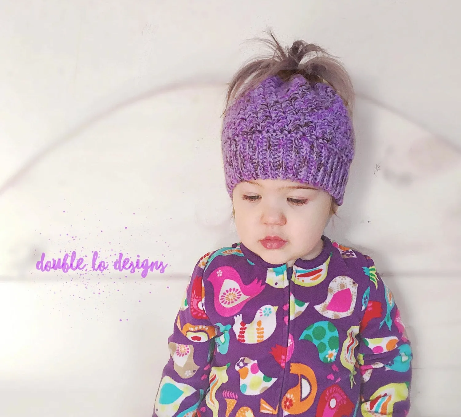 Crochet Pattern for Kaycee Ponytail or Messy Bun Beanie Hat (DIY Tutorial) | Crochet Hat Pattern | Hat Crocheting Pattern | DIY Written Crochet Instructions