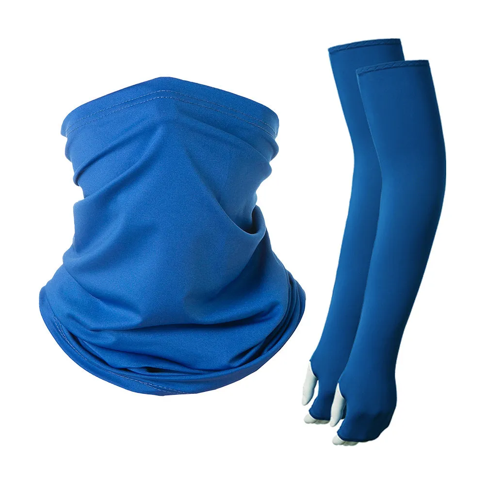 Cycling cold ice silk mask arm cover is suitable for outdoor sports