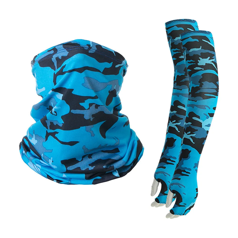 Cycling cold ice silk mask arm cover is suitable for outdoor sports