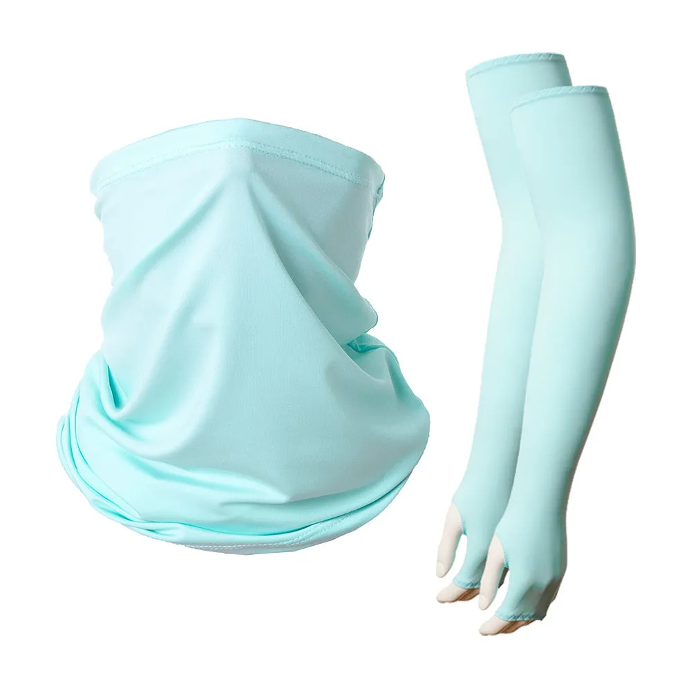 Cycling cold ice silk mask arm cover is suitable for outdoor sports