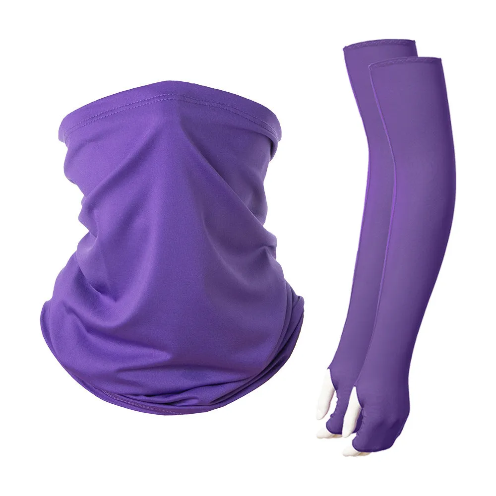 Cycling cold ice silk mask arm cover is suitable for outdoor sports