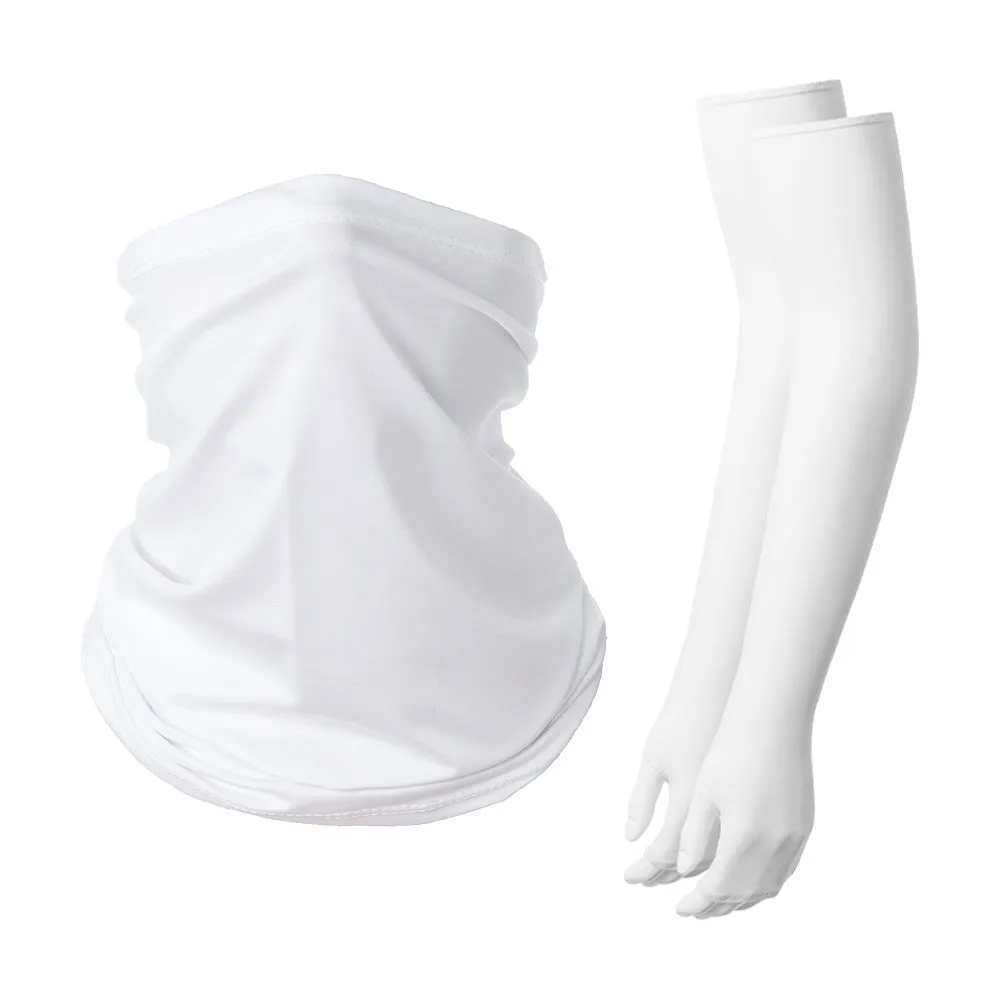 Cycling cold ice silk mask arm cover is suitable for outdoor sports